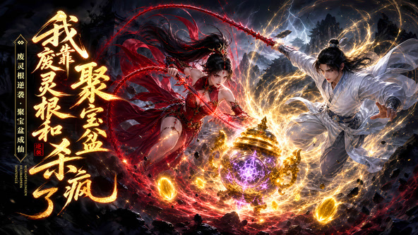 我靠废灵根和聚宝盆杀疯了海报