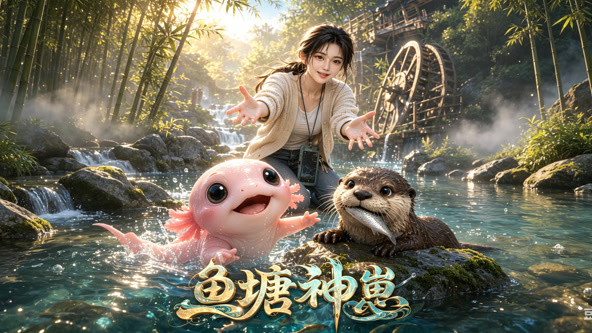 鱼塘神崽海报