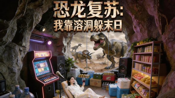 恐龙复苏：我靠溶洞躲末日海报