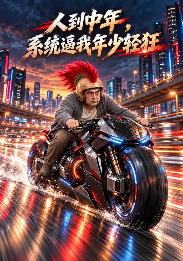 人到中年，系统逼我年少轻狂海报