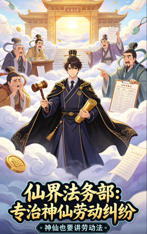 仙界法务部：专治神仙劳动纠纷海报