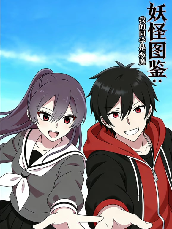 妖怪图鉴：我的同学是恶魔 动态漫画海报