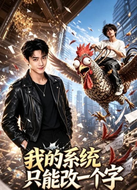 我的系统只能改一个字海报