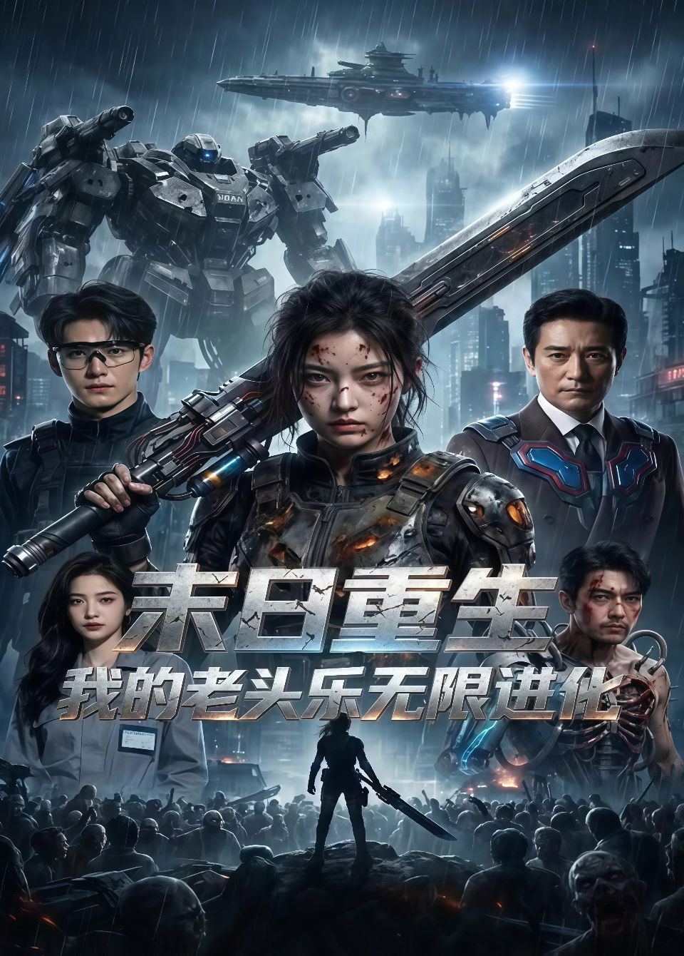 末日重生，我的老头乐无限进化海报