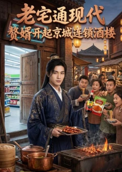 老宅通现代，赘婿开起京城连锁酒楼海报