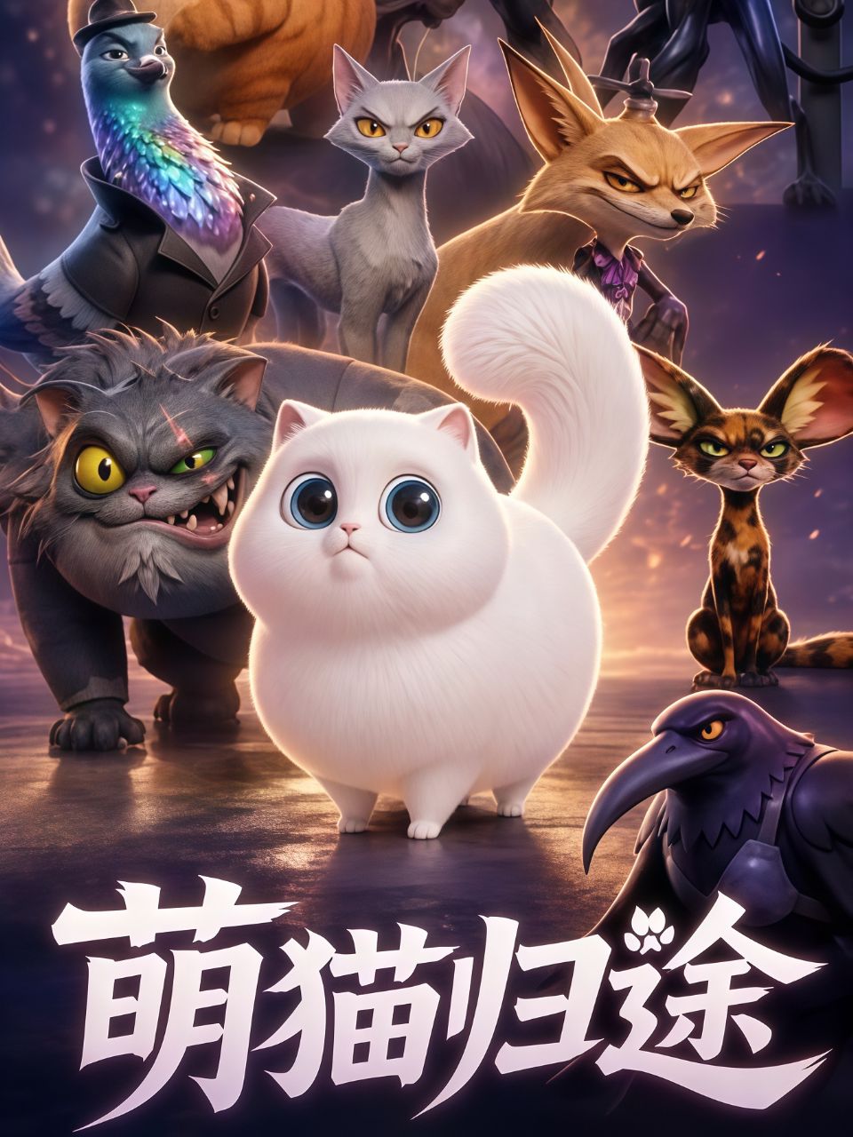 萌猫归途海报