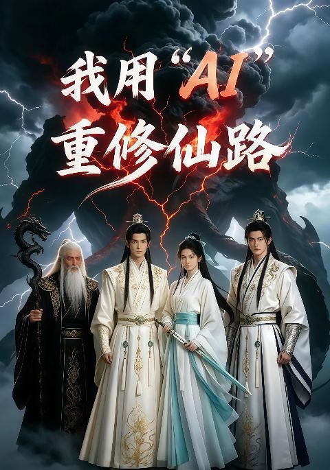 我用 “AI” 重修仙路海报
