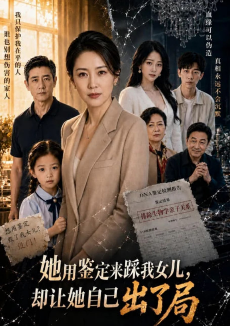她用鉴定来踩我女儿，却让她自己出了局海报