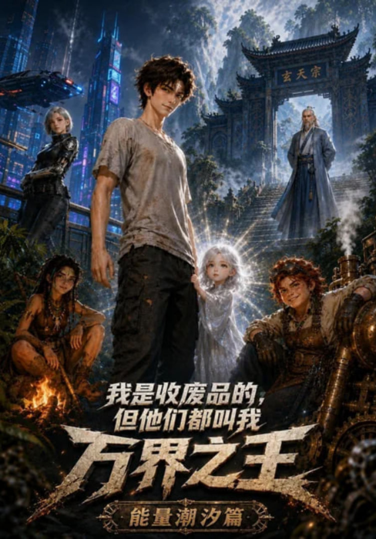 我是收废品的，但他是万界之王海报