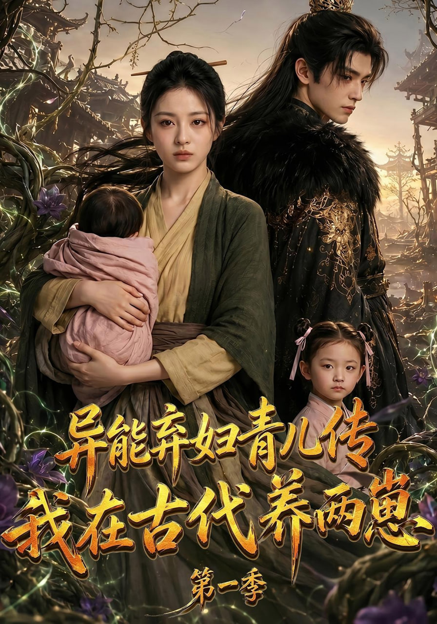 异能弃妇青儿传，我在古代养两崽第一季海报