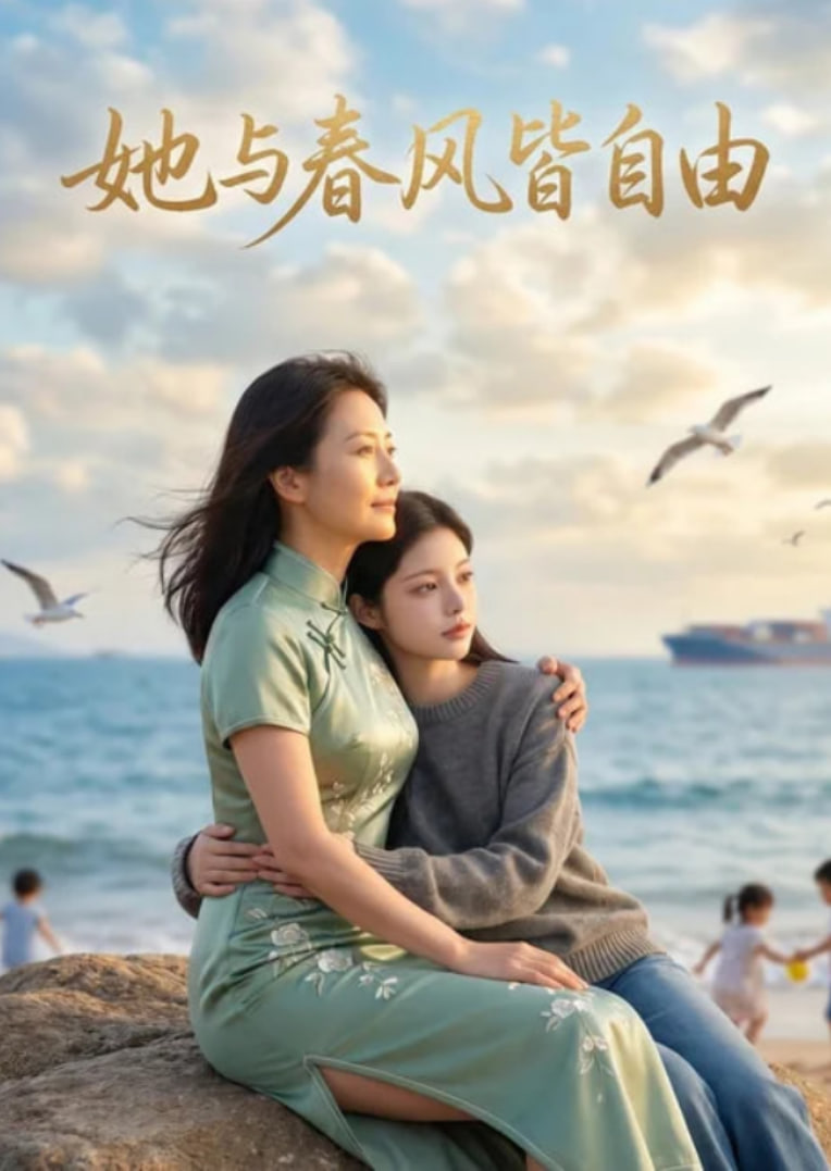 她与春风皆自由海报