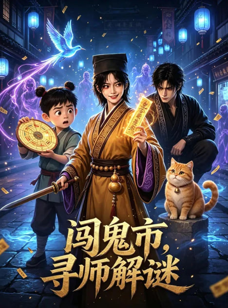 闯鬼市，寻师解谜海报
