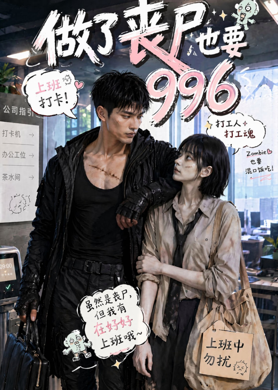 做了丧尸也要 996海报