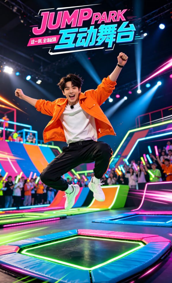 JUMP PARK互动舞台海报