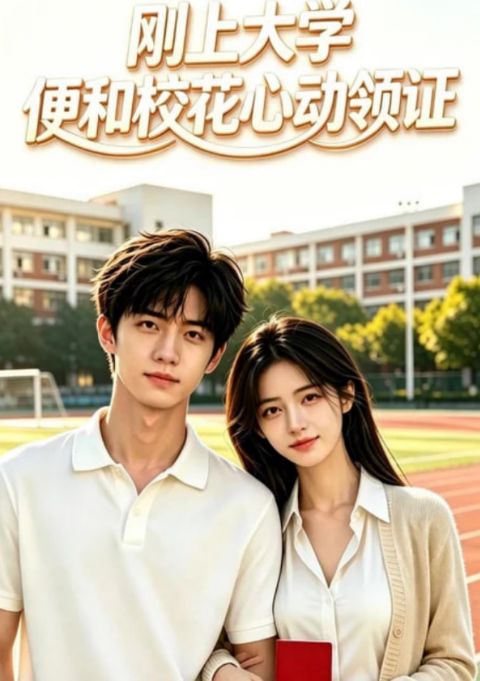 刚上大学，便和校花心动领证海报