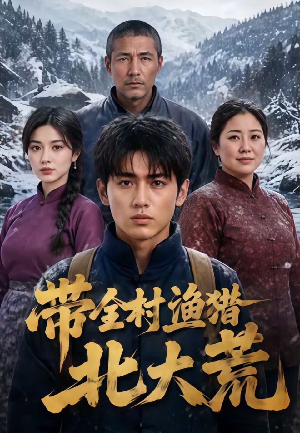 带全村渔猎北大荒海报