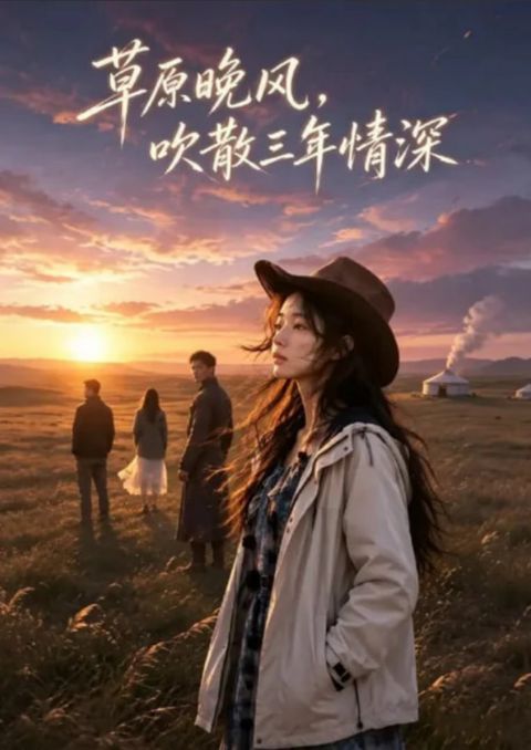草原晚风，吹散三年情深海报