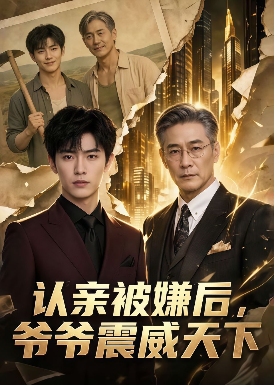 认亲被嫌后，爷爷威震天下海报