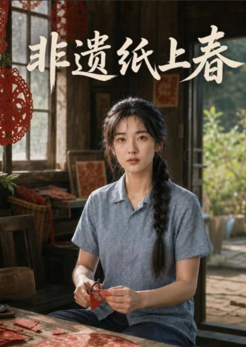 非遗纸上春海报