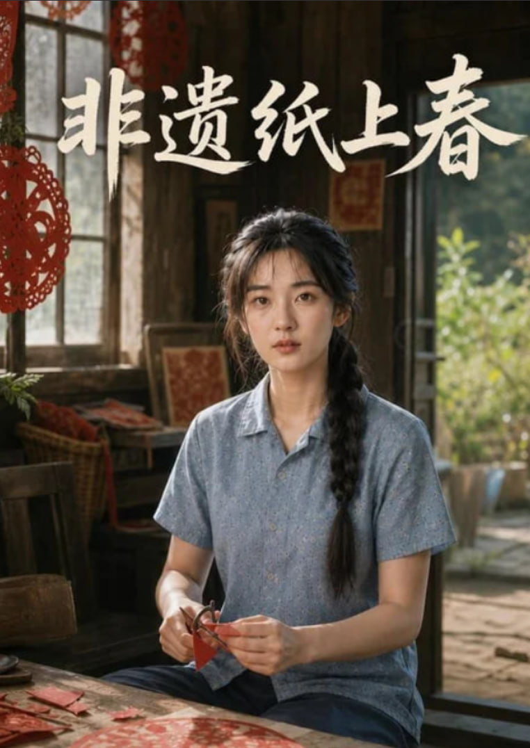 非遗纸上春海报