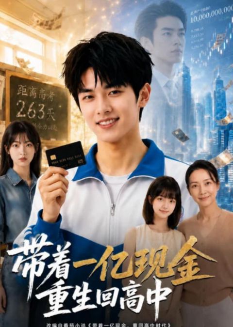带着一亿现金重生回高中海报