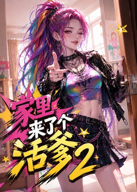 家里来了个活爹 2海报