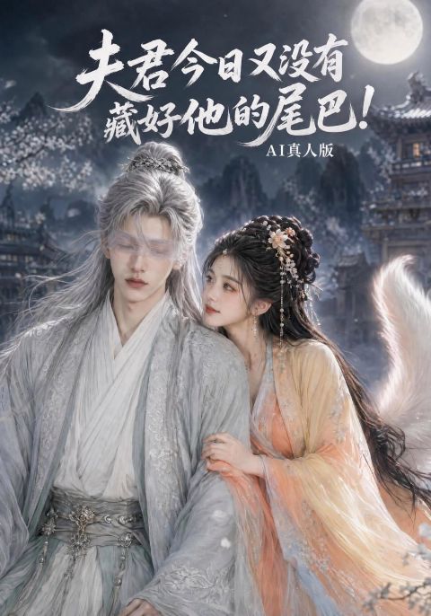 夫君今日又没有藏好他的尾巴！AI 真人版海报