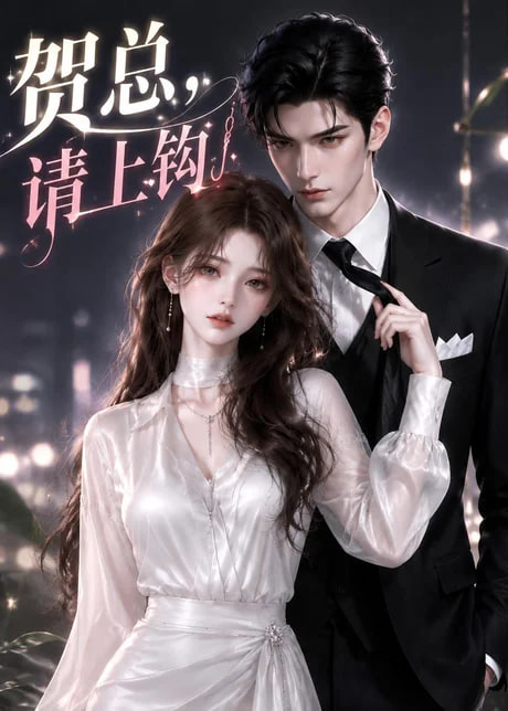 贺总，请上钩海报