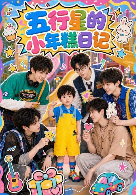 五行星的小年糕日记海报