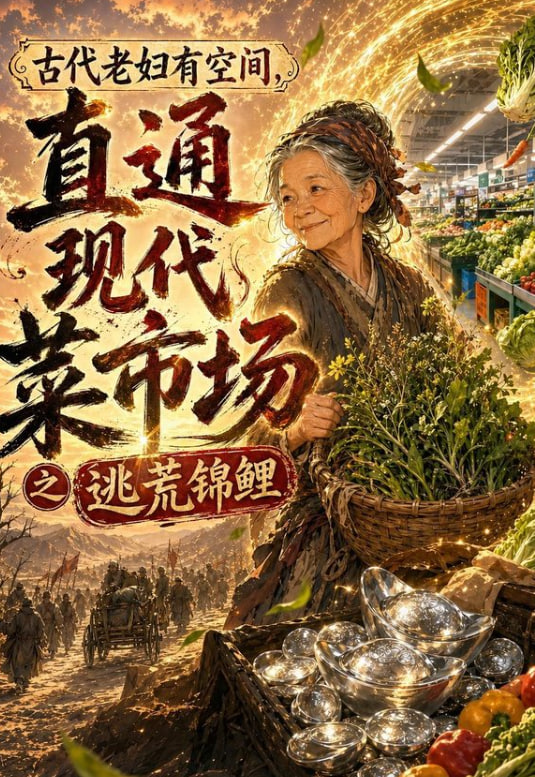 古代老妇有空间，直通现代菜市场之逃荒锦鲤海报