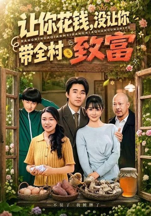 让你花钱，没让你带全村致富海报