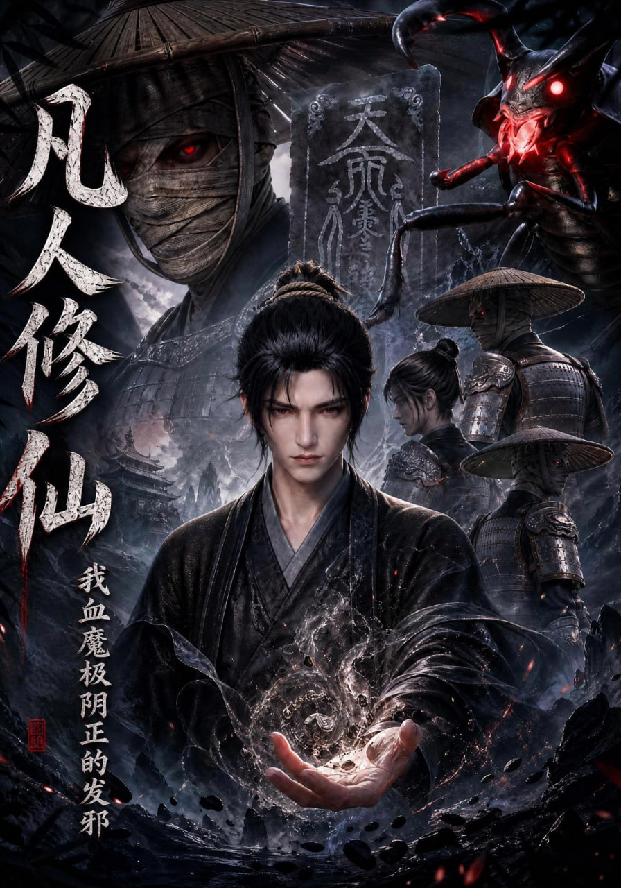凡人修仙，我血魔极阴正的发邪海报