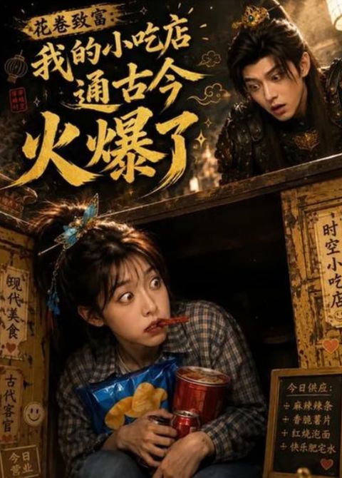 花卷致富：我的小吃店通古今火爆了海报