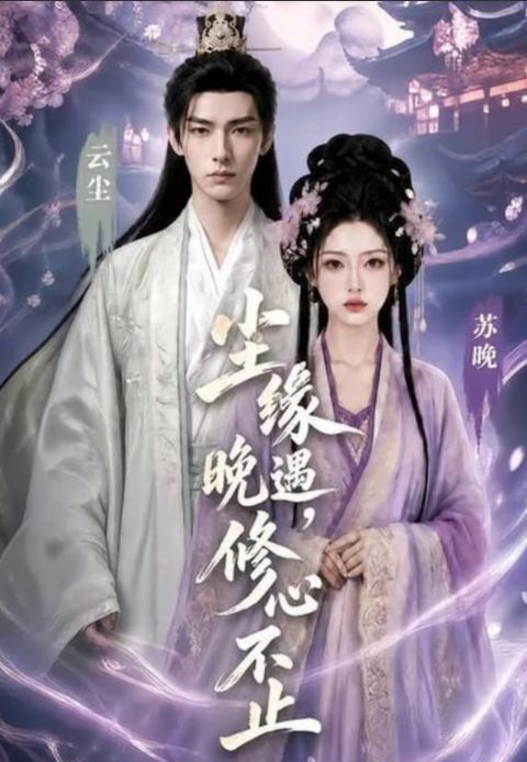 尘缘晚遇，修心不止海报