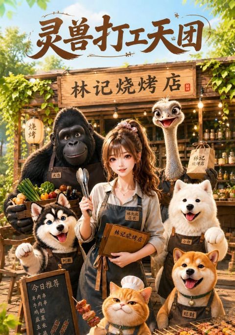 灵兽打工天团海报