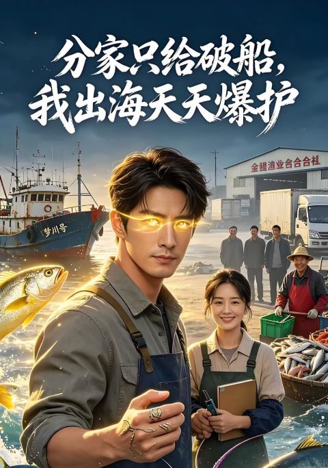 分家只给破船，我出海天天爆护海报