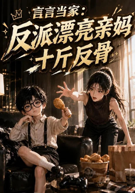 言言当家：反派漂亮亲妈十斤反骨海报
