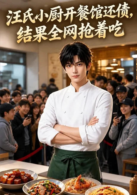汪氏小厨开餐馆还债，结果全网抢着吃海报