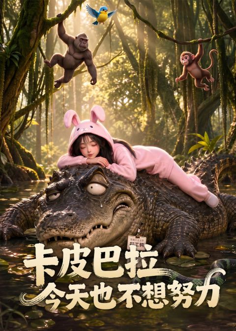 卡皮巴拉今天也不想努力海报