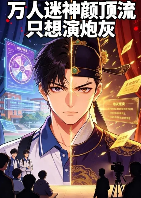 万人迷神颜顶流只想演炮灰海报