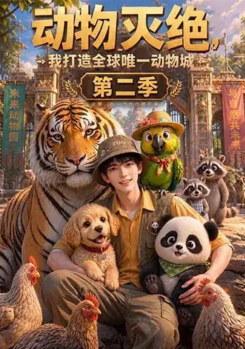 动物灭绝，我打造全球唯一动物城第二季海报