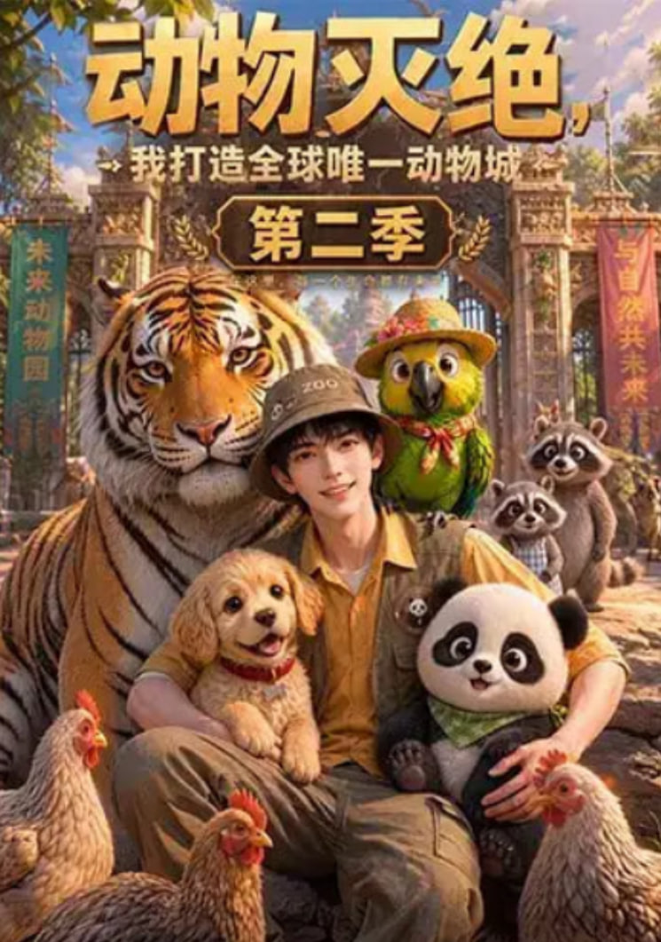 动物灭绝，我打造全球唯一动物城第二季海报