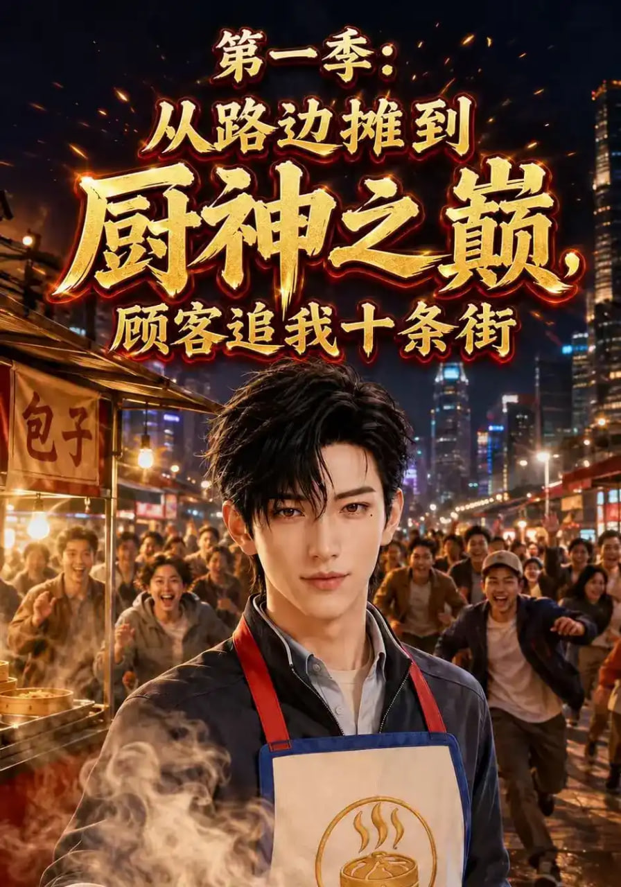 第一季从路边摊到厨神之巅，顾客追我十条街海报
