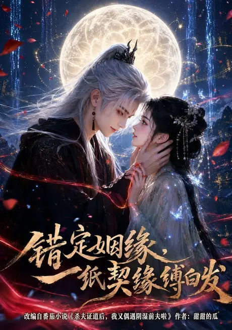 错定姻缘，一纸契缘缚白发海报