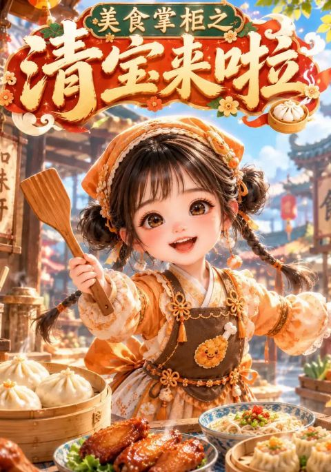 美食掌柜之清宝来啦海报