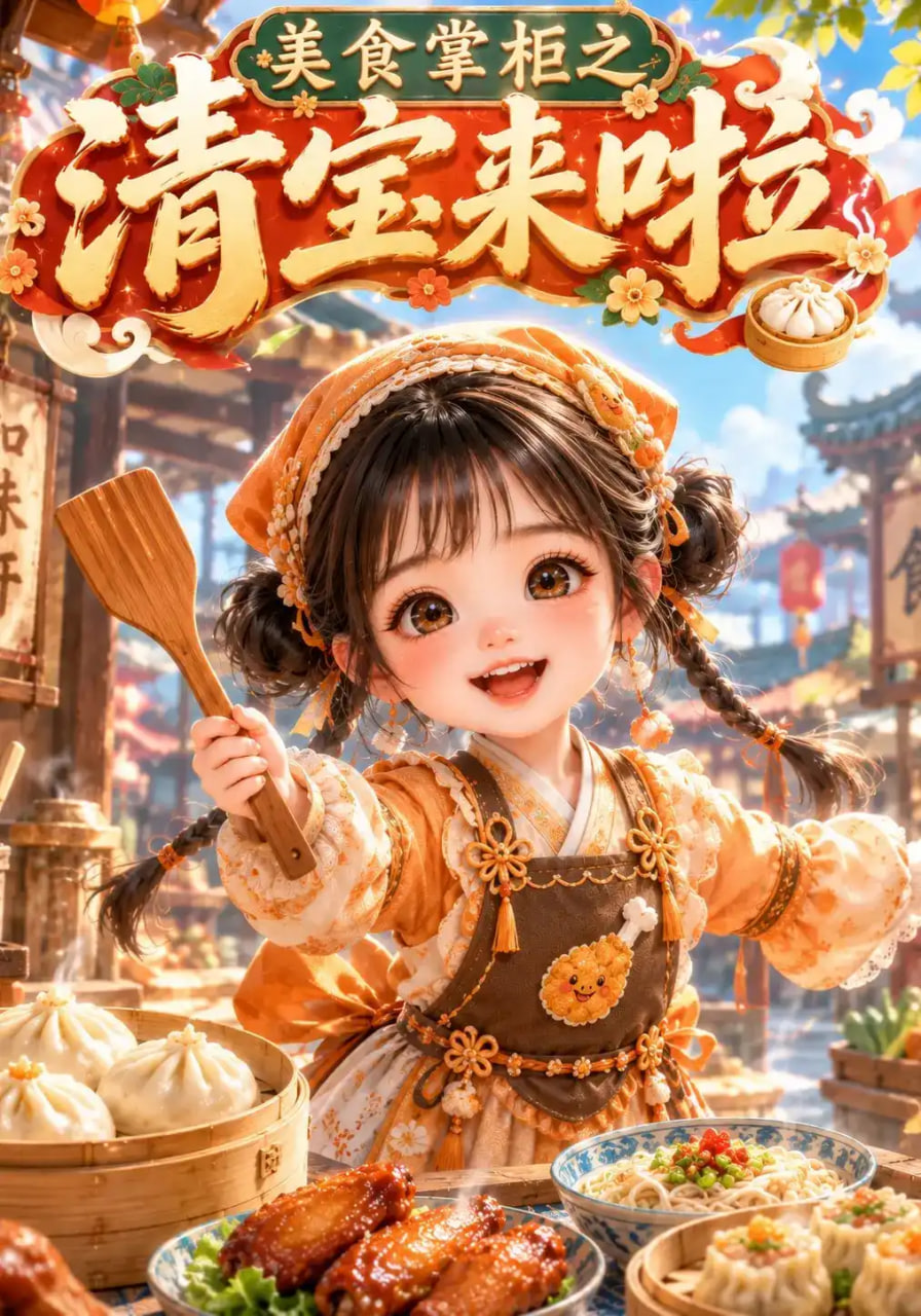 美食掌柜之清宝来啦海报