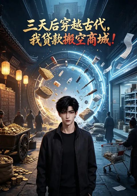 三天后穿越古代，我贷款搬空商城！海报
