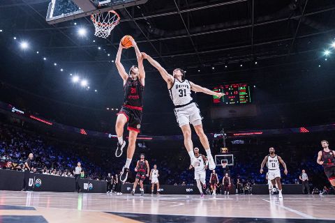 2026国际篮联洲际杯B组小组赛全场回放：维尔纽斯莱塔斯vs NBA发展联盟联队海报