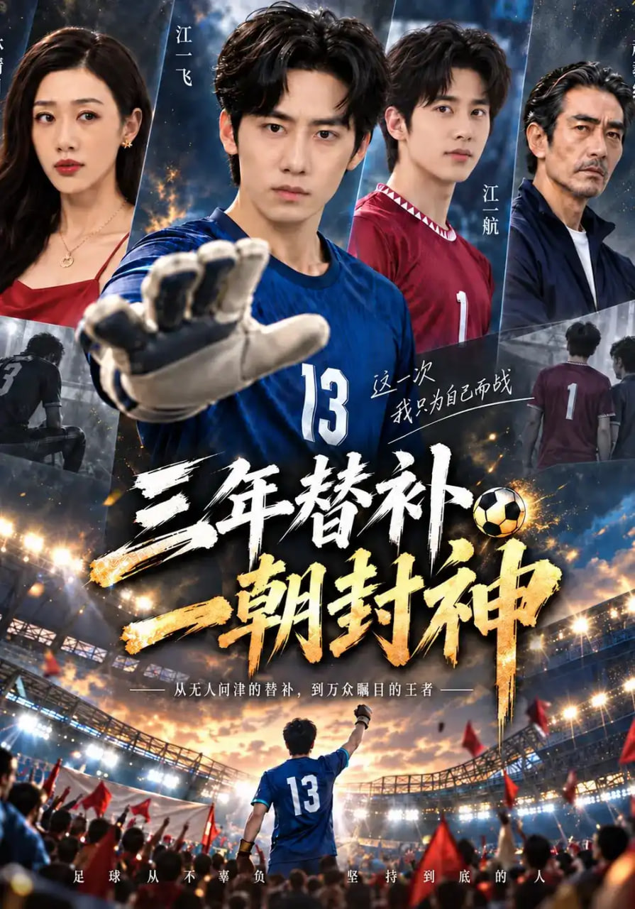 三年替补一朝封神海报