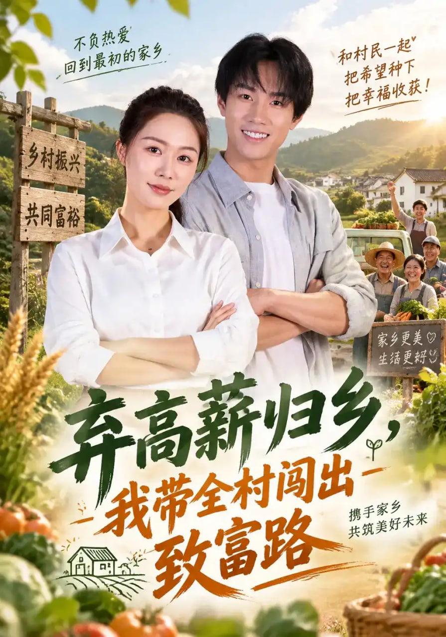弃高薪归乡，我带全村闯出致富路海报